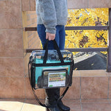 Large Capacity Clear Backpack Front Pocket Transparent Purse Shoulder Bag