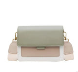 Green Mini Leather Crossbody Bag for Women Chain Shoulder Bag