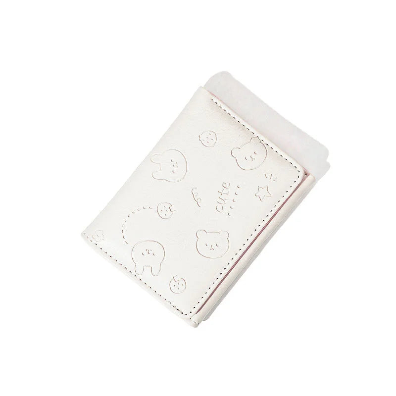 Mini Leather Women Small Wallets Short Purse ID Bag Card Holder Coin Purse