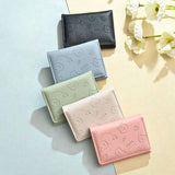 Mini Leather Women Small Wallets Short Purse ID Bag Card Holder Coin Purse