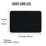 Engraved Wallet Inserts for Boyfriend - Love Note - Permanent Engraving