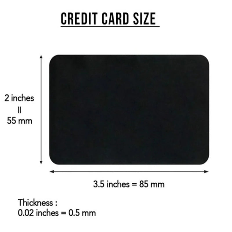 Engraved Wallet Inserts for Boyfriend - Love Note - Permanent Engraving