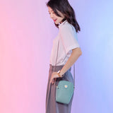 Leather Phone Bag Zipper Wallet Fanny Pack Chain Shoulder Bag