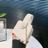 Mini Makeup Box Tote Bag Small Lipstick Bag Purses And Handbags