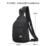 Waterproof Mini Men's Backpack Small Shoulder School Bag Canvas Travel Backpacks