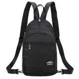 Waterproof Mini Men's Backpack Small Shoulder School Bag Canvas Travel Backpacks