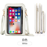 Small Crossbody Bag Women Touchable Cell Phone Pocket Card Purse