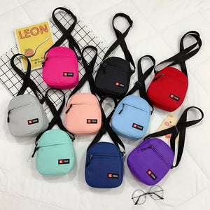 Canvas Mini Mobile Phone Bag Small Bag Men and Women Messenger Bag