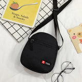 Canvas Mini Mobile Phone Bag Small Bag Men and Women Messenger Bag