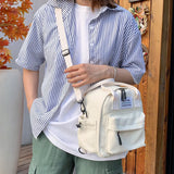 Mini Canvas Schoolgirl Shoulder Messenger Bag