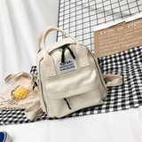 Mini Canvas Schoolgirl Shoulder Messenger Bag