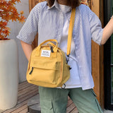 Mini Canvas Schoolgirl Shoulder Messenger Bag