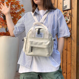 Mini Canvas Schoolgirl Shoulder Messenger Bag