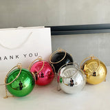 European Round Acrylic Ball Tote Party Wedding Evening Clutch Bag