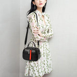 Mini PU Leather Crossbody Bag For Women Hair ball Shoulder Messenger Bag