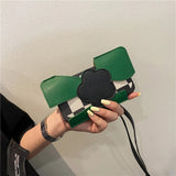 Mini PU Leather Crossbody Bags for Women Summer Solid Shoulder Bag