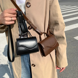 Mini PU Crossbody Lipstick Bag for Women Shoulder Handbag