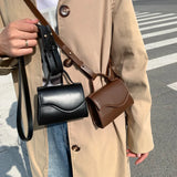 Mini PU Crossbody Lipstick Bag for Women Shoulder Handbag