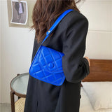 Mini PU Leather Saddle Crossbody Bag for Women