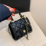 Mini PU Leather Shoulder Bags For Women Chain Crossbody Tote