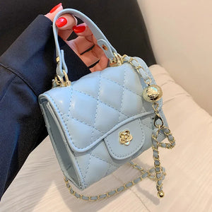 Mini PU Leather Shoulder Bags For Women Chain Crossbody Tote