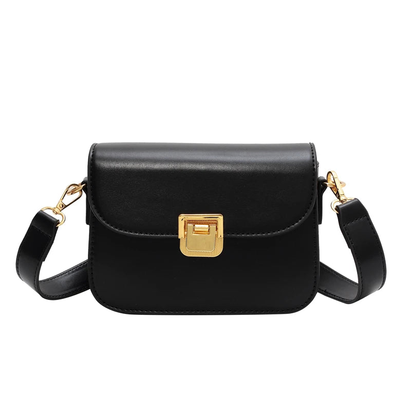 PU Leather Flap Crossbody Bag Women's Winter Handbag