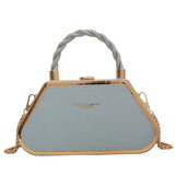 Mini PU Leather Y2k Box Chain Crossbody Shoulder Tote Bag