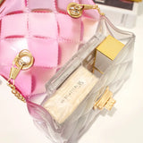 Mini Pearl Jelly Shoulder Bag Women PVC Candy Transparent Chain Bag