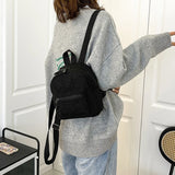 Mini Plush Backpack for Women Girls Cute Daypack