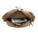 Mini Nylon Men's Crossbody Bag Retro Style Outdoor Travel Shoulder Bag