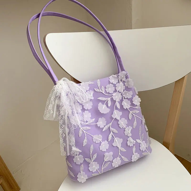 Mini Lace Flower Handbag Spring/Summer Purse Women's Phone Money Bag