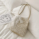 Mini Lace Handbags Spring Female Sweet Flower Hand Bags