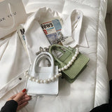 Mini Crocodile Pattern Crossbody Bag Women Shoulder Hand Bag