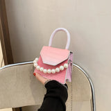 Mini Crossbody Bag Crocodile Pattern Shoulder Handbag