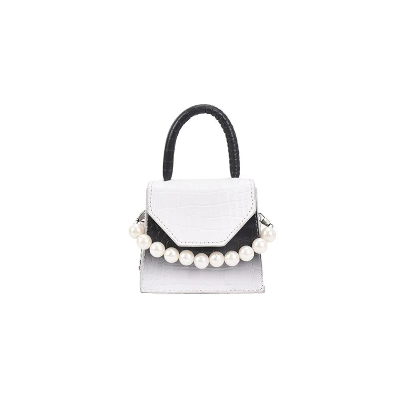 Mini Crossbody Bag Crocodile Pattern Shoulder Handbag