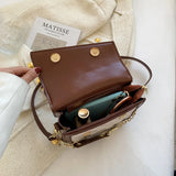 Mini Quilted Saddle Bag Vintage Shoulder Messenger Bag