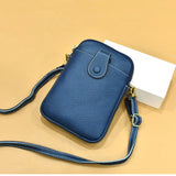 Real Leather Shoulder Bag Women Crossbody Phone Bags Ball Female Purse