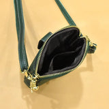 Real Leather Shoulder Bag Women Crossbody Phone Bags Ball Female Purse
