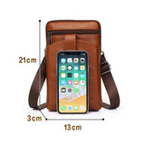Women's Mini Saddlebag Messenger Bag Leather Shoulder Handbag