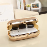 Shining Evening Bag Green Purple Paillette Small Clutches Bag