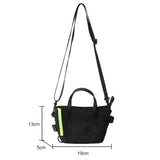 Reflective Strip Shoulder Bag for Men Crossbody Chest Sling Purse