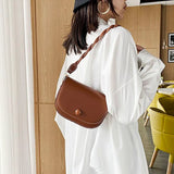 Mini Shoulder Bags Women Texture Cross-body Portable All-match PU Leather
