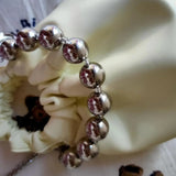 Pleated Pearls Cross Body Chain Cloud Bag