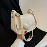 Mini Shoulder Bags Women Texture PU Leather Crossbody Saddle Handbags