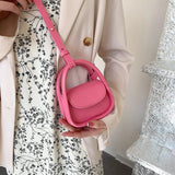 Small Summer Crossbody Bags for Women Solid Flap Handbags