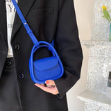 Small Summer Crossbody Bags for Women Solid Flap Handbags