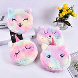 Mini Unicorn Suede Shoulder Bag Crossbody Winter Plush Phone Pouch