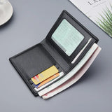 Mini Slim Wallet Male Partmon Casual Leather PU Portfel Purse