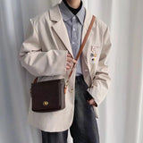 Vintage Style Mini Crossbody Bag for Women Men Phone Purse Messenger Bag