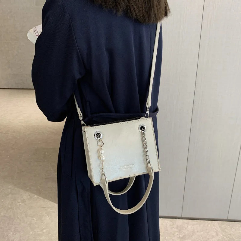 Mini Small Bucket Bag Women's Handbag PU Leather Shoulder Messenger